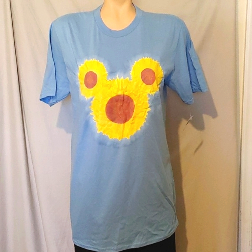 Disney Sunflower Mickey tee shirt,NEW